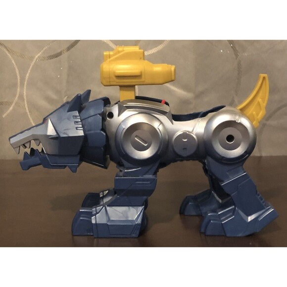 Hasbro Power Rangers Silver Wolf Zord Action Figure Wild Force Playskool Toy - Picture 6 of 11